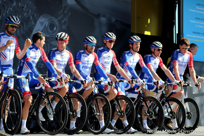 Poster équipe GROUPAMA FDJ Tour de France 2021 collection cyclisme cycling vélo 