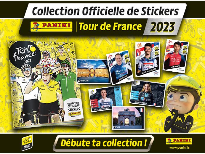 Panini dévoile son nouvel album officiel de stickers de la Grande Boucle  édition 2023 ! - Actualité - DirectVelo