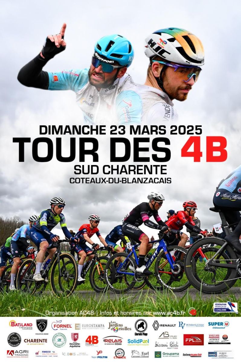 Tour des 4B Sud Charente : Les engagés